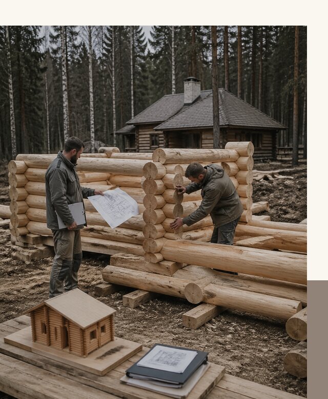 Проектирование и строительство домов из бревна в Жигулёвске